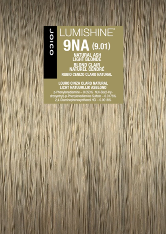 Joico Lumishine Permanent Créme - 9NA (9.01) Natural Ash Light Blonde Hajfesték 74ml főképe